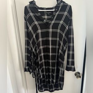 Banana republic plaid shirt dress